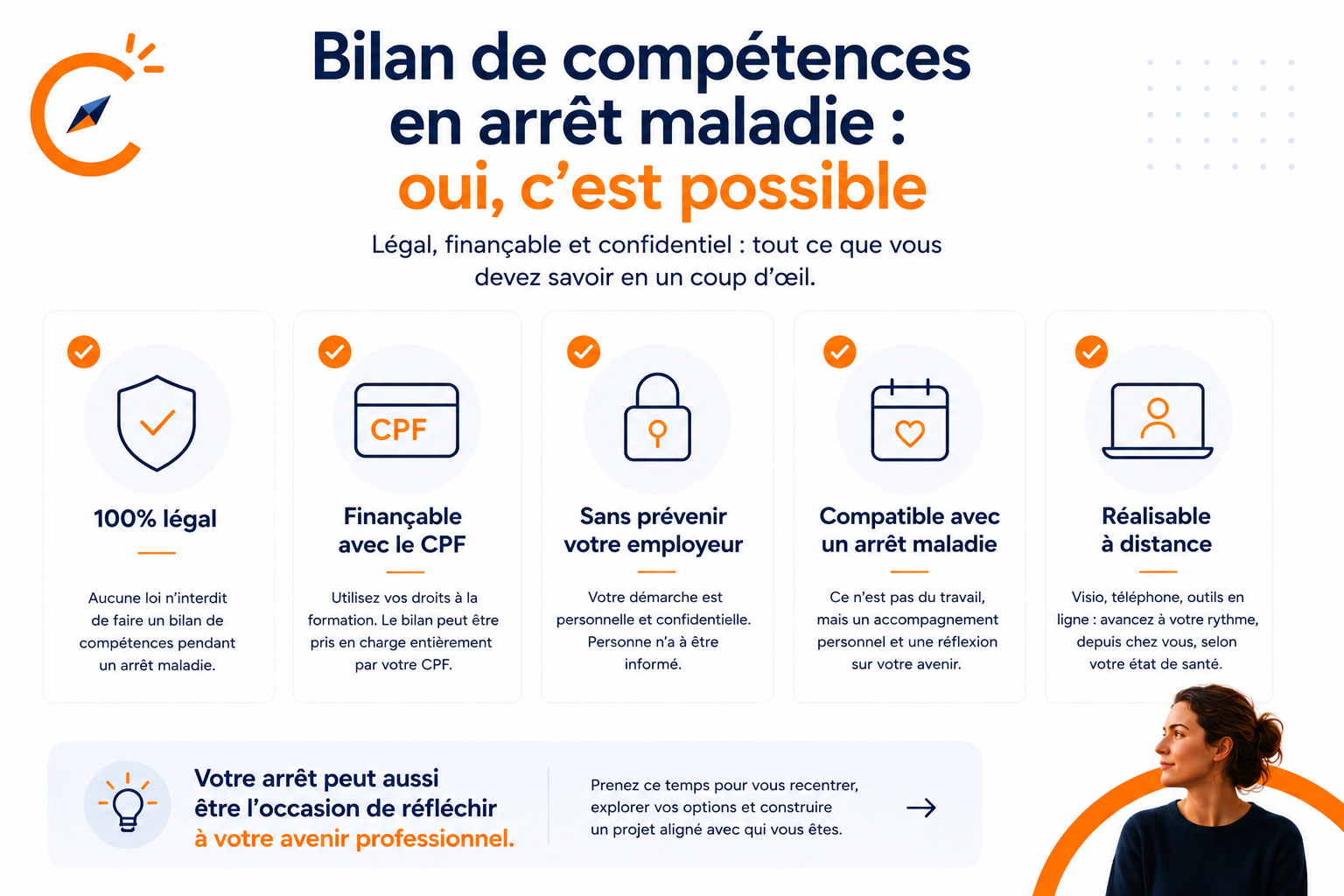 Bilan de compétences et arrêt malade